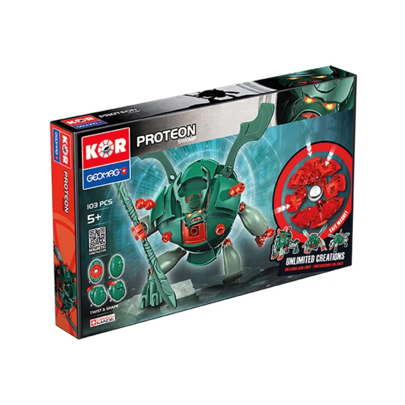 Magnetic KOR Proteon Swomp construction toys– 103 pieces - Image 4