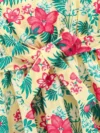 Sleeveless Knee Length 100% Cotton One Piece Fit And Flare Frock Floral Print - Image 2