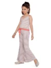 Sleeveless Striped Jumpsuit - Red White & Blue - Image 2