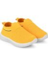 KATS Unisex Striped Mesh Detailed Sneaker Shoes - Yellow - Image 5
