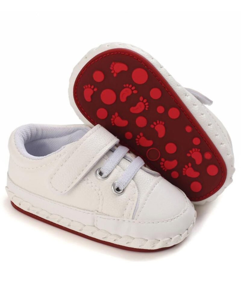 Little Hip Boutique Solid Anti Slip Booties - White - Image 2