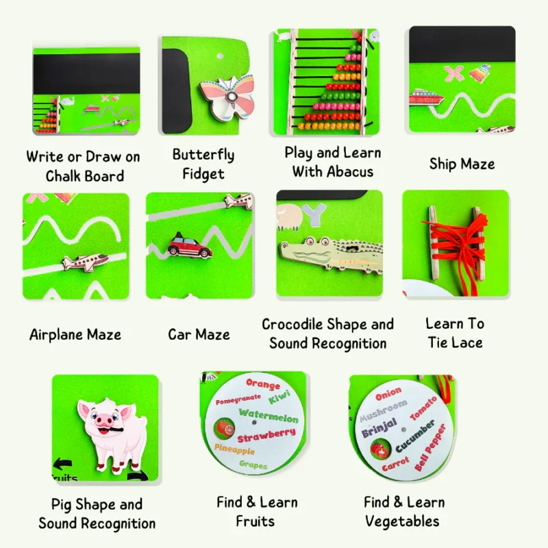 Talking Train, 2 Different Activity Coach, Height Measure Signal, and Alphabets Track - Image 6