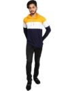 Full Sleeve Color Block Men Sweatshirt - Image 4