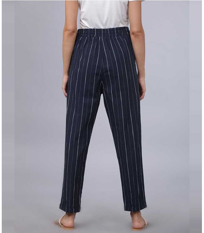 TT Regular Fit Women Multicolor Cotton Blend Trousers - Image 2