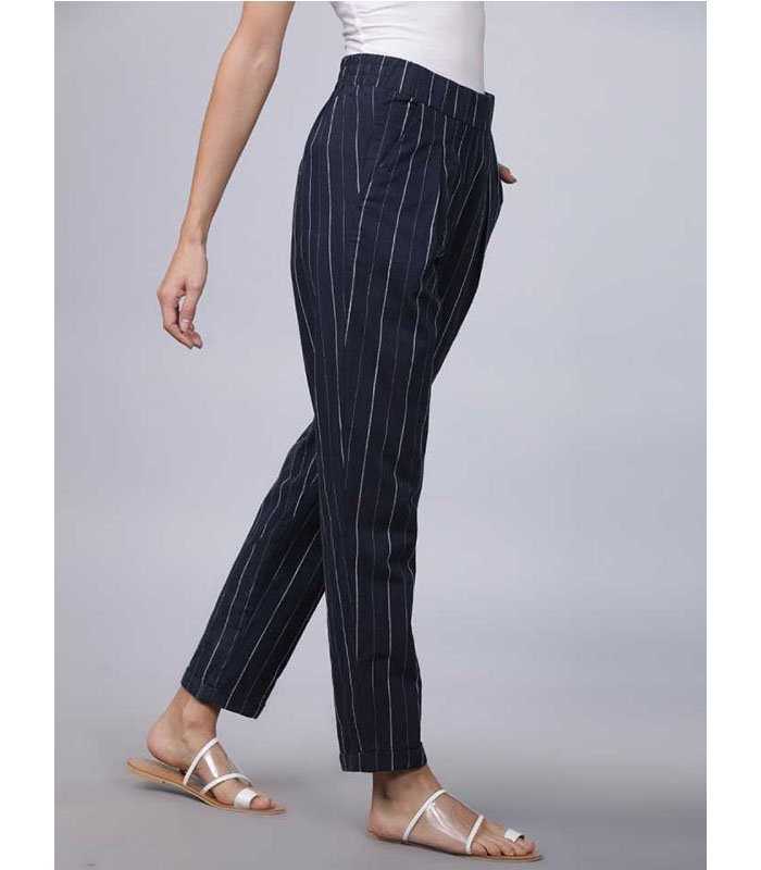 TT Regular Fit Women Multicolor Cotton Blend Trousers - Image 6