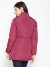FIT Full Sleeve Solid Women Parka Jacket - Image 3