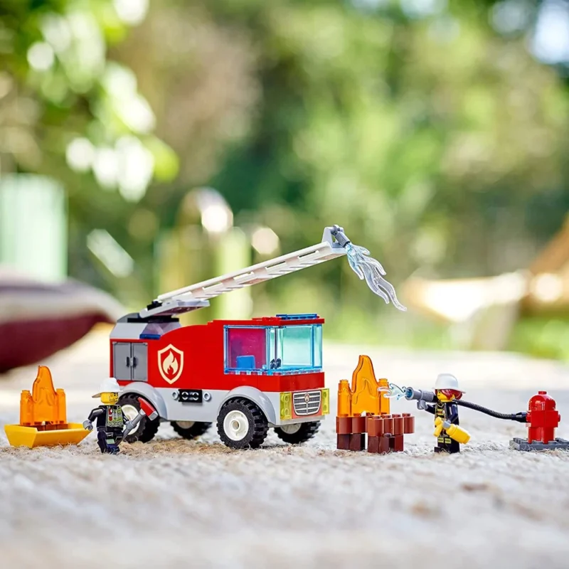 LEGO City Fire Ladder Truck Building Kit (88 Pieces) - Image 4