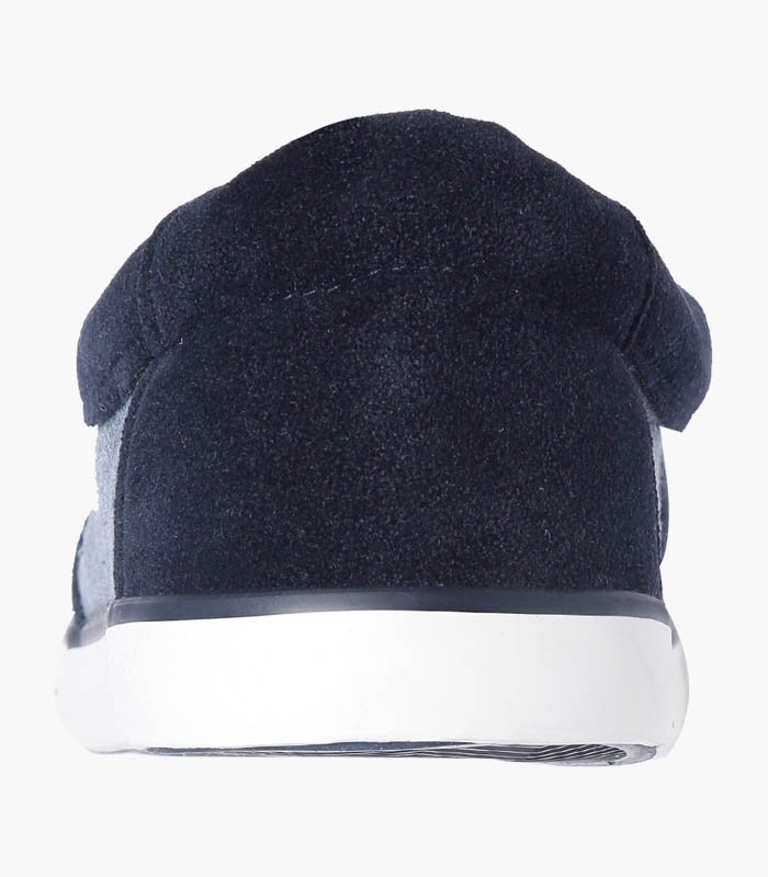 Men Navy & White Striped Shoes - Image 4