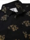 DL Men Slim Fit Floral Print Spread Collar Casual Shirt - Image 5