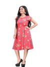 TRENDZ Women Skater Multicolor Dress - Image 4