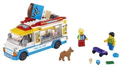 LEGO City Ice-Cream Truck Toy with Skater and Dog Figure Building Kit for Ages 5+ - Image 5