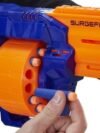 Nerf Elite Strike SurgeFire Blaster – 15-Dart Rotating Drum, Slam Fire, Includes 15 Official Nerf Elite Darts – for Children, Teens, Adults - Image 4