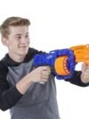 Nerf Elite Strike SurgeFire Blaster – 15-Dart Rotating Drum, Slam Fire, Includes 15 Official Nerf Elite Darts – for Children, Teens, Adults - Image 3