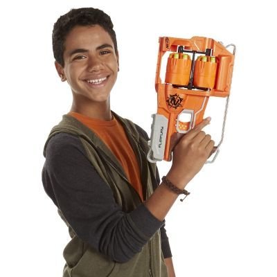Zombie Strike FlipFury Blaster 2 Flipping 6-Dart Drums ,12 Nerf Zombie Strike Elite Darts - Image 5