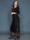 Women Striped, Printed, Embellished Rayon Straight Kurta - Image 2