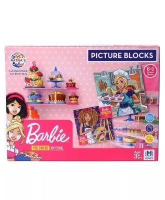 Barbie 6 in 1 Career Oriented Picture Blocks - Image 3