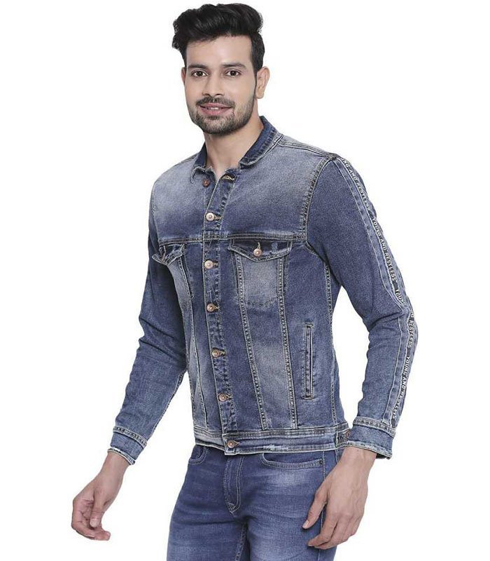 Spykar Full Sleeve Solid Men Casual Jacket - Image 4