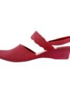 Women Maroon Wedges Sandal - Image 3
